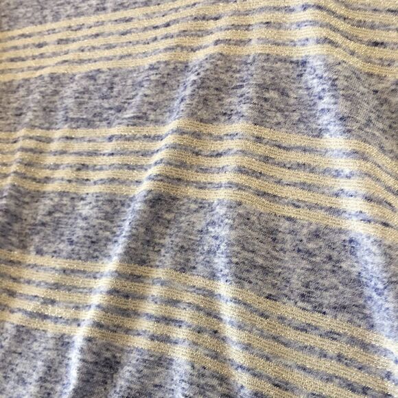 Lane Bryant Purple Multi Plus Striped Sparkle Long Sleeve T-Shirt Top Sz 22/24. - Picture 14 of 14